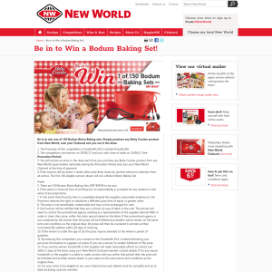 Win a Bodum Baking Set!