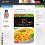 Win a book of your choice plus Nong's Thai Kitchen  - Ang Sarap