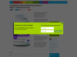 Win a bottle of Natural Meds Enzymedica's Digest Pregnancy formula