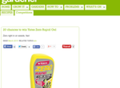 Win a bottle of Yates Zero Rapid Gel