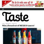 Win a boxed set of Mexico sauces