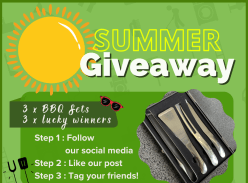 Win a brand new BBQ Set