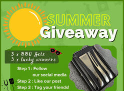 Win a brand new BBQ Set