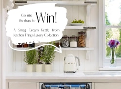 Win a Brand New Cream Smeg Kettle