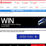 Win a brand new Hoover Allergy worth $899 - God Freys