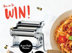 Win a Brava pasta machine and 3kgs of Beekist Chef Selection tomatoes