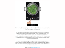 Win a Breville Quick Cook