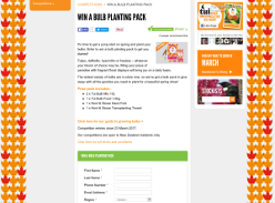 Win a bulb planting pack