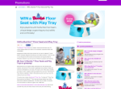Win a Bumbo Floor Seat and Play Tray