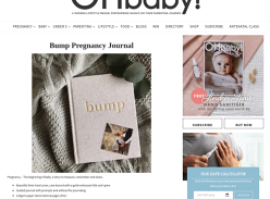 Win a Bump Pregnancy Journal