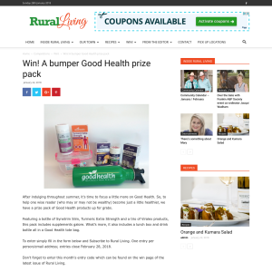 Win A bumper Good Health prize pack