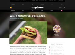 Win a BurgerFuel PBJ Burger
