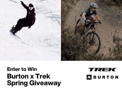 Win a Burton Snowboard and Trek Marlin 7 Bike