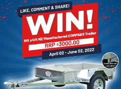 Win a C64 Single Axle Trailer