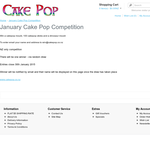 Win a cakepop mould, 100 cakepop sticks and a dinosaur mould - Cake Pop
