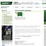 Win a Canterbury Sheepskin Boots or Slippers