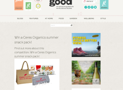Win a Ceres Organics summer snack pack!