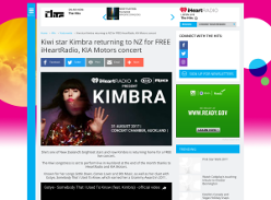 Win a chance to be at Kimbra's concert