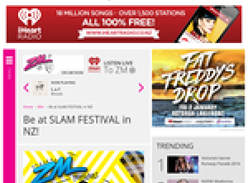 Win a chance to be at the Slam Festival
