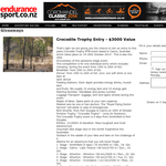 Win a chance to enter the Crocodile Trophy MTB Event- $3000