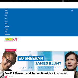 Win a chance to see Ed Sheeran and James Blunt live in concert