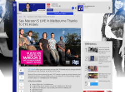 Win a Chance to see See Maroon 5 LIVE In Melbourne 