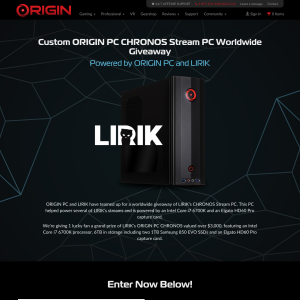 Win a CHRONOS Gaming PC