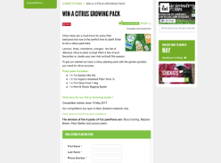 Win a Citrus Growing Pack