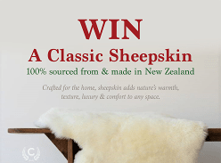 Win a Classic Sheepskin