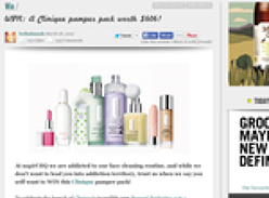 Win A Clinique pamper pack worth $606