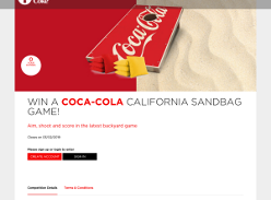 WIN A COCA-COLA CALIFORNIA SANDBAG GAME!