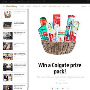 Win a Colgate prize pack!