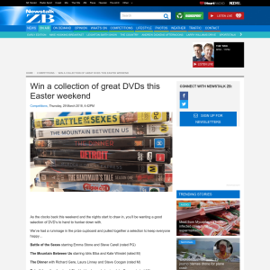 Win a collection of great DVDs this Easter weekend