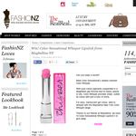 Win a Color Sensational Whisper Lipstick from Maybelline NY