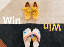 Win a colorful pair of footwear