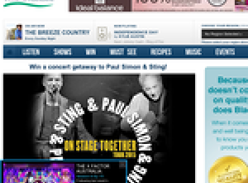 Win a concert getaway to Paul Simon & Sting! 