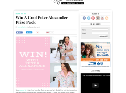 Win A Cool Peter Alexander Prize Pack