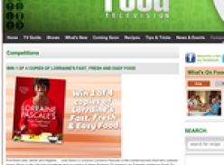 Win a copy Lorraine's Fast, Fresh and Easy Food