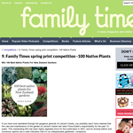 Win a copy of 100 Native Plants