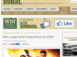 Win a copy of 22 Jump Street on DVD!