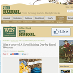 Win a copy of A Good Baking Day by Rural Women
