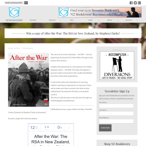 Win a copy of After the War: The RSA in New Zealand, by Stephen Clarke!