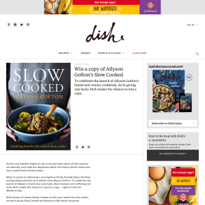 Win a copy of Allyson Gofton's Slow Cooked