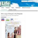 Win a copy of Antiques in the Antipodes