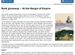 Win a copy of At the Margin of Empire