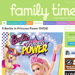 Win a copy of Barbie in Princess Power DVD