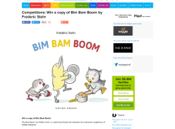 Win a copy of Bim Bam Boom by Frederic Stehr