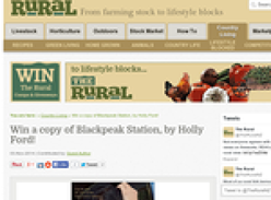 Win a copy of Blackpeak Station, by Holly Ford!