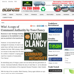 Win A copy of Command Authority by Tom Clancy