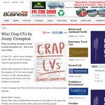 Win a copy of Crap CVs by Jenny Crompton